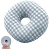 YUNXCNA Cuscino Piercing con Foro per L'orecchio Contro Il Dolore All'orecchio, Cuscino per chi Dorme di Lato, Anello per Dormire, Allevia il Dolore alle Orecchie per chi Dorme di Lato, Plaid Blu