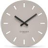 Cander Berlin MNU 2515 P - Orologio da tavolo silenzioso senza ticchettio, 15 cm, analogico, a batteria, colore grigio caldo
