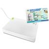 ATLANTIS lettore cie 3.0 carta d'identità elettronica italiana,per INPS,Ag. delle entrate, INAIL,Fascicolo sanitario,ANPR Lettore smartcard contactless nfc per PC, collegamento USB,Bianco,P005-CIED311