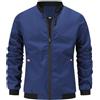 Mobanna Giubbotto Uomo Autunnale Giacche Invernali - Giacca Antivento Da Lavoro Con Zip Jacket Elegante Giubbino Trekking Estivo Comodo Giubbotti Tinta Unita Primavera E Autunno Sportiva