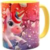 Shopi Zone Tazza in ceramica, unicorno multicolore, la tazza ideale per il tuo caffè perfetto, tazza creativa, tazze uniche per momenti