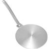 QWORK® piastra per induzione adattatore, Acciaio inossidabile, 20CM, Per piano cottura a induzione, Fornello a gas