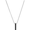 s.Oliver Kette mit Anhänger Edelstahl Herren Halsschmuck, Leder, Silber, Kreuz, Kommt in Schmuck Geschenk Box