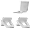 NC Mini supporto per computer invisibile autoadesivo portatile, supporto da tavolo pieghevole per MateBook X pro, D14, MacBook Air Pro, XPS, più laptop da 10-15,6 pollici (bianco)