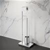 Viverso x match piantana per toilette, VU3102CR, x match [Accessori Bagno > Set Portascopino]