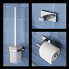 Viverso x evolution set accessori bagno 3 in 1, VS3000CR+VS2200CR+VS4000CR, x evolution cromo [Accessori Bagno > Set di accessori da bagno]