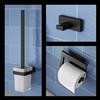 Viverso x evolution set accessori bagno 3 in 1, VS3000MB+VS2100MB+VS4000MB, x evolution nero opaco [Accessori Bagno > Set di accessori da bagno]