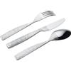 Alessi MW03S24 Dressed Servizio di Posate, Acciaio Inossidabile 18/11, Set di 24 Pezzi