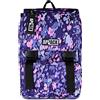 Appack Zaino Scuola Estensibile, Rosa Viola, Zaino Doppio Scomparto Estensibile Tramite Zip Laterali, Scuola, Bambina Ragazza