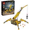 LEGO Technic Gru Cingolata Compatta, Ricostruibile a Torre Compatta, Set di Costruzioni 2in1, 42097