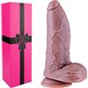 hainuo Fallo piccolo con diametro di 4,8 cm, glande piccolo, piccolo fallo in silicone da 17,5 cm, piccolo ano realistico, forte ventosa, pene punto G per adulti, adatto a uomini e donne inesperti