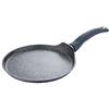 Bergner Orion-Padella per Creare Pancake/Crepe/frittelle, in Alluminio forgiato, Colore: Grigio, Diametro: 24 cm