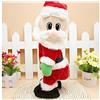 SdeNow Giocattolo Babbo Natale Danzante - animato che canta con nuova canzone inglese migliorata, Babbo Natale elettrico movimento dei fianchi, decorazione natalizia regalo bambini adulti