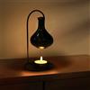 WD&CD Bruciatore di Oli Essenziali Sospeso Nero, Brucia Essenze Ceramica, Aroma Lamp Porcellana Portacandele Decorazione, Diffusore di Oli Essenziali per Casa Camera da Letto/Decorazione/Yoga