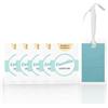 Essentia NATURE ESSENTIA Card Profumate in Silicone, Ideali per Profumare Armadi, Cassetti, Borse, Auto (Fragranza Vaniglia e Cashmere, confezione da 5)