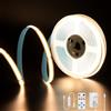 PAUTIX COB LED Strisce Bianco caldo 3000K, 24V 5m 480LEDs/M Super Bright dimmerabili Luci a nastro LED sotto l'armadio con telecomando RF a 13 tasti per cucina Camera da letto Casa fai da te