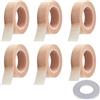 Cinsersr Rotolo Micropore, Garza Autoadesiva, 9.14mX1.25cm Nastro Adesivo Non Tessuto, Carta Adesivo Micropore Tape, Nastri Microporosi Flessibile con Nastro per Sollevamento Ciglia 4mm