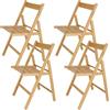 ARANAZ S.L. MANUFACTURAS DE LA MADERA Sedia Pieghevole, Faggio, Olio, 43x47x79
