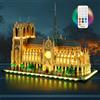 BRIKSMAX Kit luci 2.0 per Lego Notre Dame Cathedral (versione telecomando) - Innovativa illuminazione a LED compatibile con Lego Architecture 21061 - Set Lego non incluso