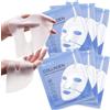 Bibonse Maschera Coreana Viso Collagene, Bio Maschera al Collagene 6 pezzi Collagen Mask Overnight Maschera Viso Coreana per Idratante, Minimizzare i Pori, Trattamento delle rughe, per tutti i tipi di pelle