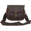 TOURBN Borsa in vera pelle per cartuccia, 100 conchiglie, custodia per munizioni