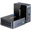 GMKtec Mini PC, M2 Pro Intel Core i7-1195G7 (Turbo 5,0 GHz) 512 GB PCIe SSD 16 GB DDR4 3200 MHz, Mini computer desktop con WiFi 6 / USB 3.2 / BT 5.2 / DP/HDMI / RJ45 2,5G, Micro-comAputer