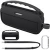 co2CREA Custodia Protettiva in Silicone Compatibile per altoparlante portatile Bluetooth Bose SoundLink Flex 2nd Gen (silicone + gancio moschettone + tracolla (altoparlante non incluso)