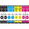 Kamo 603 XL confezione da 8 cartucce di inchiostro Compatibile con Epson 603 603XL, per Expression Home XP-2100 XP-2105 XP-3100 XP-3105 XP-4100 XP-4105, Workforce WF-2810 WF-2830 WF-2835 WF-2850