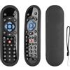 CTRLBETTER Custodia per Telecomando in Silicone Compatibile Con Sky Q TV Box Telecomando Copertura Protettiva Antiurto Con Nero e Cordino
