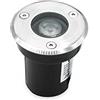 LineteckLED -F83-1x3W- Faretto Segnapasso Led 3W Calpestabile da Incasso Rotondo Bianco Freddo