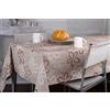 HomeLife Tovaglia Rettangolare Cotone 140x240 CM 8/10 Posti | Tovaglia Copritavolo rettangolari Made in Italy | Fantasia con Fiori Stilizzati Colore Beige