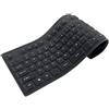 Techly 306165 Tastiera Flessibile in Silicone USB/PS2 Nero