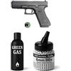 WE G17 A GREEN GAS SCARRELLANTE BLACK COMPRESO GAS E PALLINI