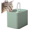 Xiixuuj Fontana Per Gatti, Distributore Automatico Di Acqua Per Gatti 1.5L Con Filtro, Ultra Quiet Cordless Cat Water Fountain, Domestici Fountain Con Filtro Per Cani E Gatti