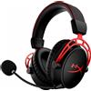 HP Cuffie wireless HyperX Cloud Alpha con microfono, nero-rosso