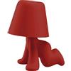 QEEBOO LAMPADA DA TAVOLO RON, SWEET BROTHERS ROSSO