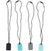 Alomejor Collane da Masticare Sensoriali in Silicone Alimentare, per Autismo, ADHD, Ansia, Multicolore, 4 Pezzi