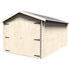DECOR ET JARDIN Garage in legno Gamache DECOR ET JARDIN, con porta battente 12.29 m², Sp 28 mm