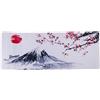lachineuse - Tappetino per mouse XXL - Fiori di ciliegio - Deco Zen - 800 x 300 x 3 mm - Deco giapponese - Antiscivolo e resistente all'acqua - Decorazione per ufficio - Idea regalo Giappone Asia