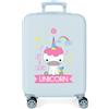 ROLL ROAD Little Me, Valigia Baita Rigida 55cm Unisex Child, Azzurro, 37x55x20 cms
