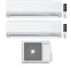 Beretta Climatizzatore Dual split Breva IN 9+12 con EX18000-2 R-32 Inverter Wi-Fi Optional Classe A++ ,