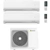 Beretta Climatizzatore Dual split Breva E 9+18 con EX18000-3 R-32 Inverter Wi-Fi Optional Classe A++ ,