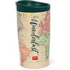 Legami - Bicchiere Termico Hot&Cold Vacuum Tumbler, Tema Travel, Tappo con Chiusura Ermetica, in Accaio Inox, Capacità 275 ml, per Tutti i Tipi di Bevanda
