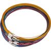 UNICRAFTALE Collana in Acciaio Inossidabile 6 Colori, 60 Pz, 44.5cm, Girocollo con Chiusura a Vite in Ottone, Cordino per Collana, 14.5cm di Diametro