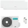 hisense Condizionatore Hisense IQ PLUS dual split 9000+9000 BTU inverter A++ wifi unità esterna 4.1 kW codice prodotto 2AMW42U4RGC/CJMR0902G_2