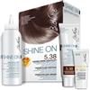 Bionike Shine On 5.38 Castano Chiaro Cioccolato Trattamento Colorante Capelli