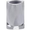 Colavene Bicchiere Portaspazzolini in Resina Colavene Twist Gedy Argento - 469873