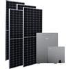 Midea Kit fotovoltaico da 6 kW composto da Inverter Ibrido MIDEA MHELIOS FLEX-A da 6 KW e pacco batteria da 5kWh MIDEA + nº14 pannelli Sunerg X-HALF CUT N-TYPE Serie TOPCON da 440 Watt Bifacciale Doppio Vetro