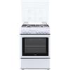 De Longhi DL664EW cucina con piano a gas forno elettrico