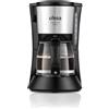 Ufesa CG7115 Capriccio 6 Delux Macchina Caffè Americano, 6 tazze, 600W, Brocca 0,6 L, Filtro Permanente, Piastra Riscaldante Antiaderente, Sistema Salvagoccia, Auto Stop, Finiture in Acciaio Inox